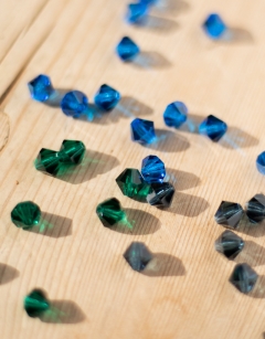 TOFT Glass Beads: Blue