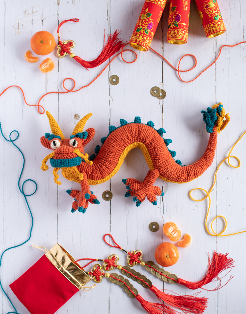 TOFT Chinese Dragon crochet kit