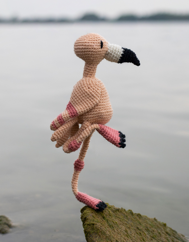 Margherita the Greater Flamingo TOFT crochet kit
